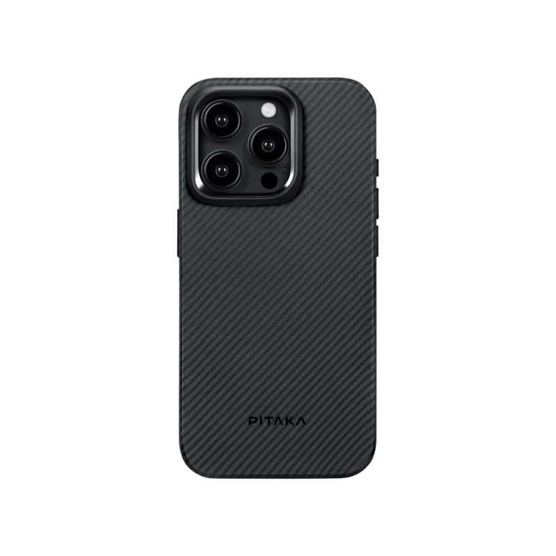 Pitaka MagEZ Pro 4 600D case, black/grey twill - iPhone 15 Pro
