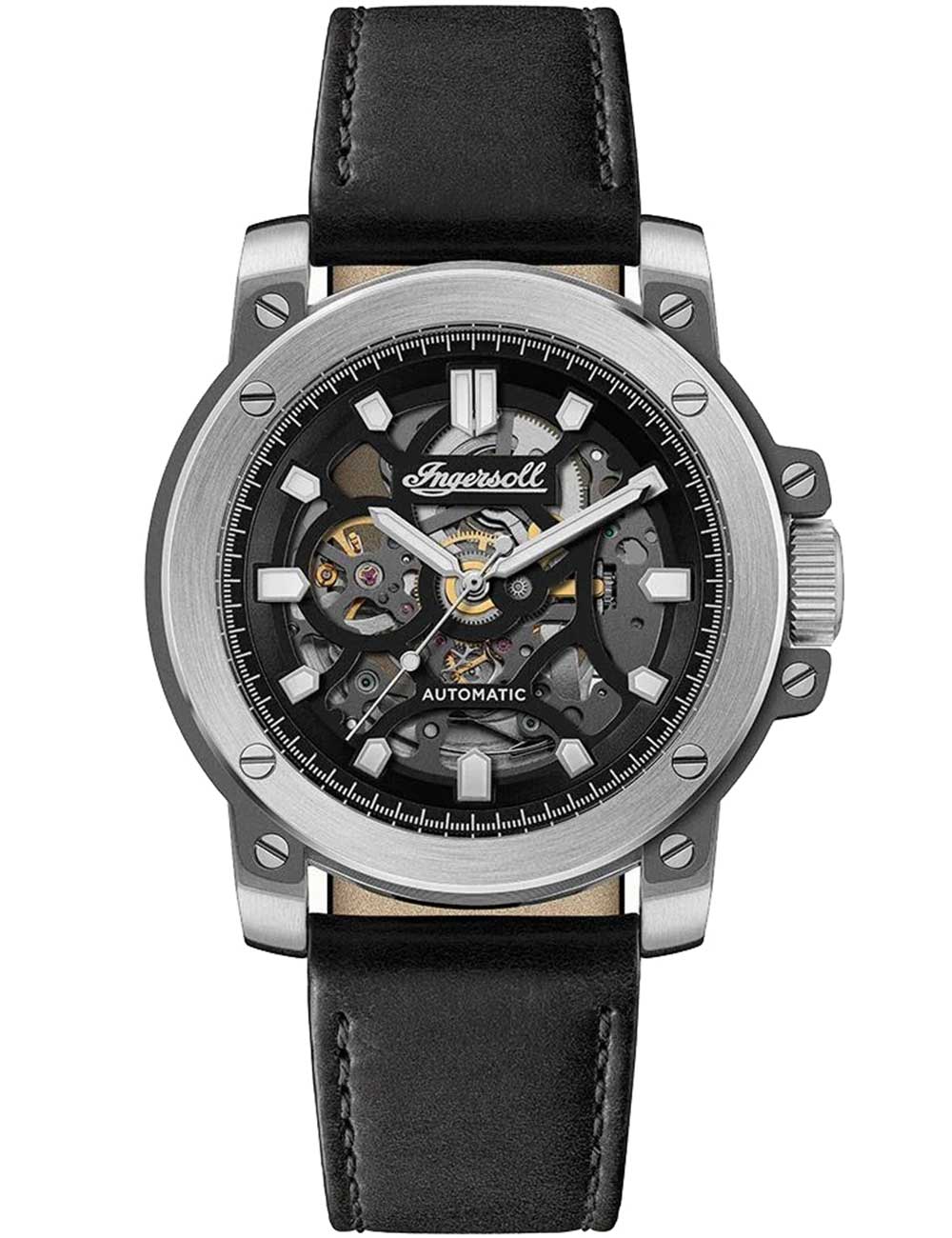 Pánské hodinky Ingersoll I14401 The Freestyle Automatic Mens Watch 46mm 5ATM