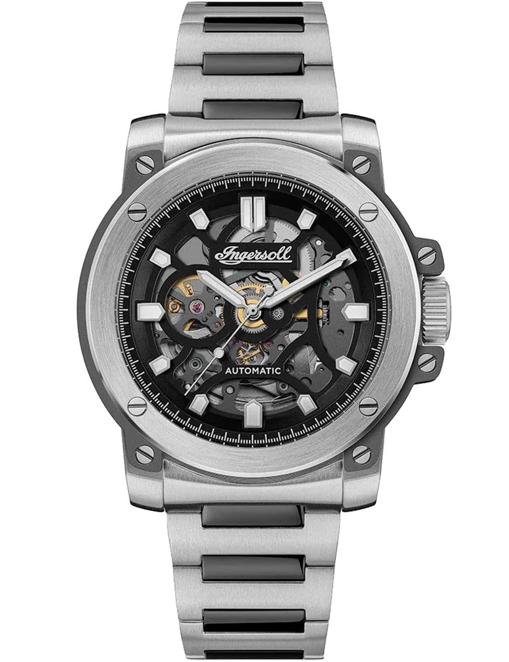 Pánské hodinky Ingersoll I14403 The Freestyle Automatic Mens Watch 46mm 5ATM
