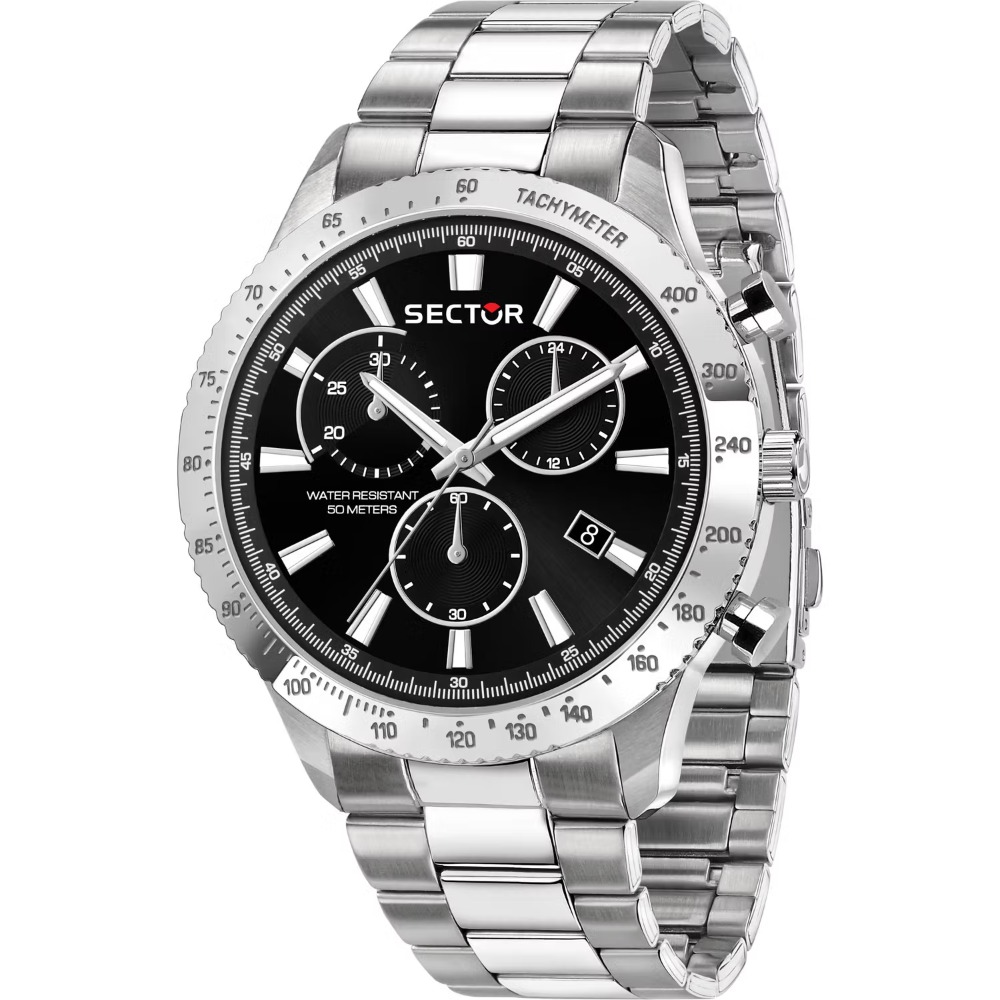 Pánské hodinky Sector R3273778005 Serie 270 Chronograph Mens Watch 45mm 5ATM