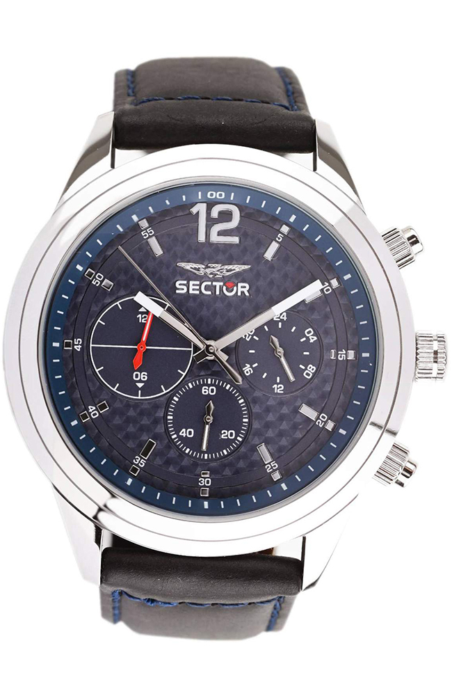 Pánské hodinky Sector R3251540002 Serie 670 Chronograph Mens Watch 45mm 5ATM