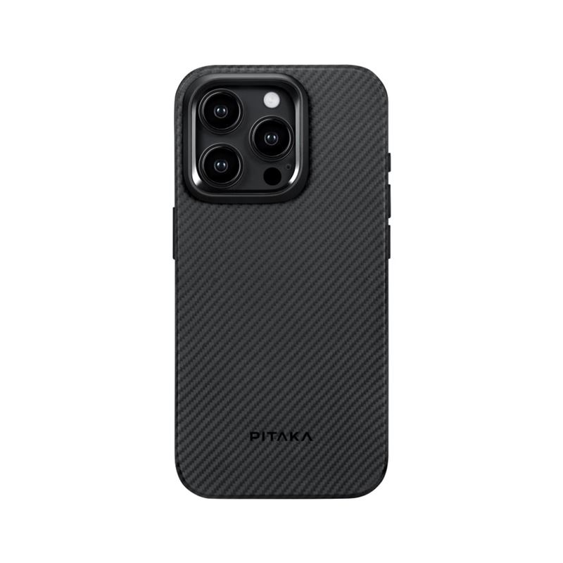 Pitaka MagEZ Pro 4 600D case, black/grey twill - iPhone 15 Pro Max