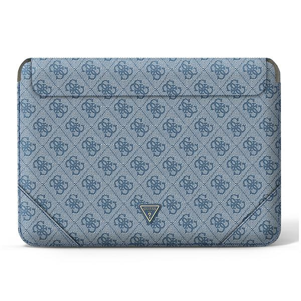 Guess Sleeve GUCS16P4TB 16" blue 4G Uptown Triangle logo