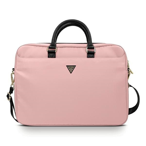 Guess Bag GUCB15NTMLLP 16" pink Nylon Triangle Logo