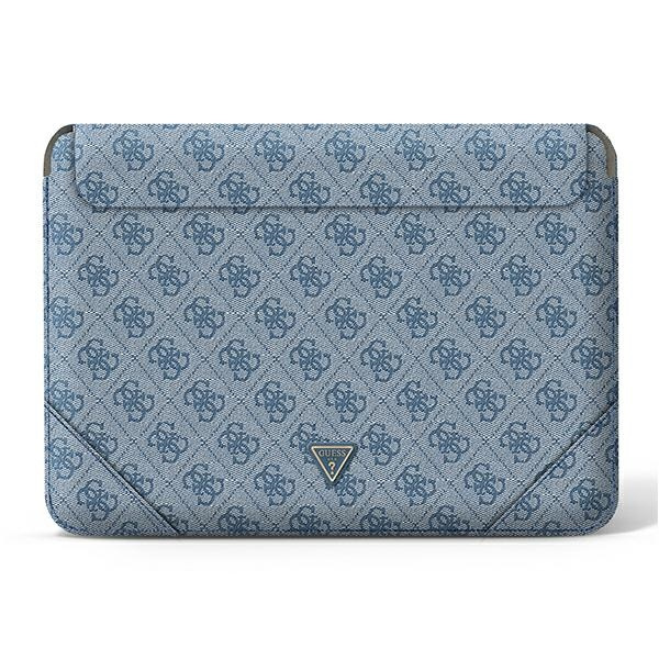 Guess Sleeve GUCS14P4TB 13/14" blue 4G Uptown Triangle logo