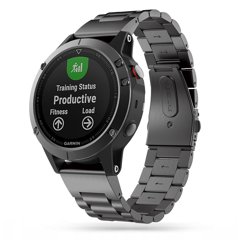 Tech-Protect Stainless Garmin Fenix 3/3 HR/5X/5X Plus/6X/6X Pro/7X Black