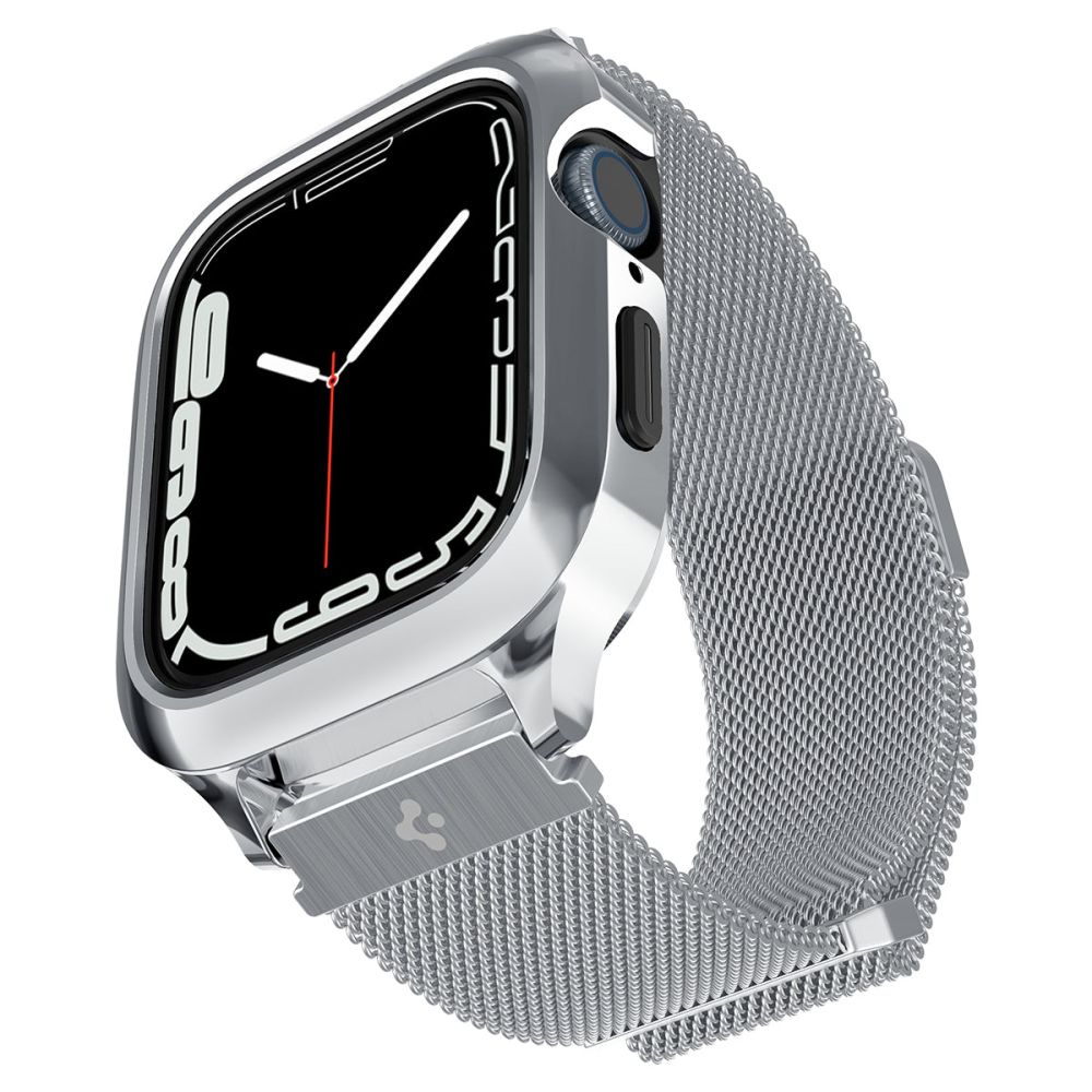 Spigen Metal Fit Pro Apple Watch 4/5/6/7/8/9/SE 44/45mm Silver
