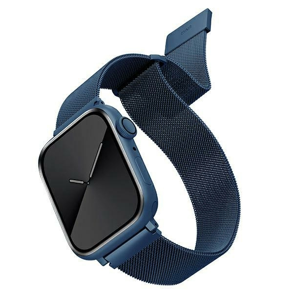 UNIQ strap Dante Apple Watch Series 4/5/6/7/SE 4/5/6/7/SE/8/9 40/41mm Stainless Steel cobalt blue