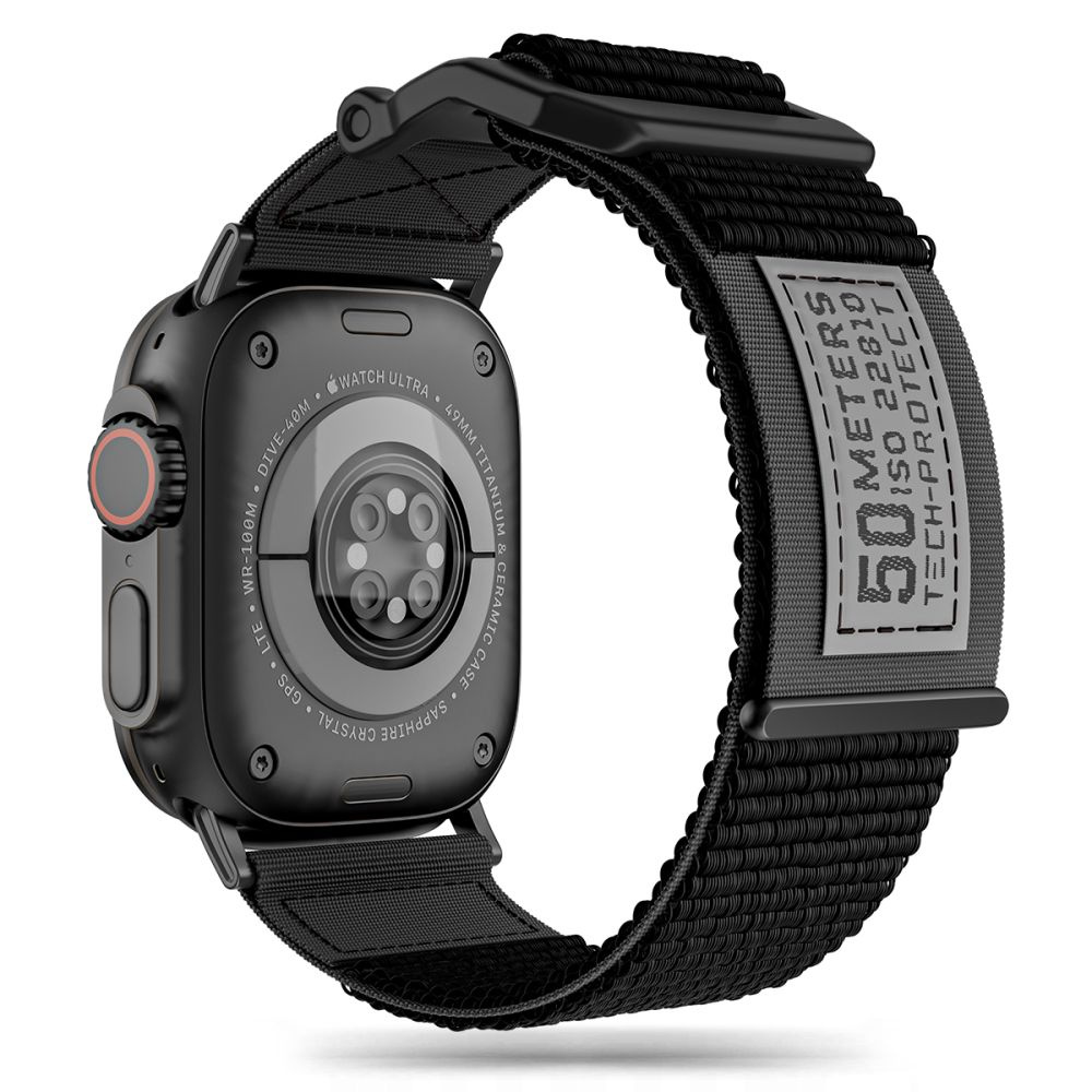 Tech-protect Scout Apple Watch 4/5/6/7/SE/8/9/Ultra 44/45/49mm Black
