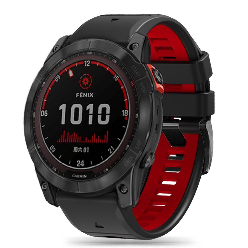 Tech-Protect Iconband Pro Garmin Fenix 3/5x/3hr/5x Plus/6x/6x Pro/7x black/red