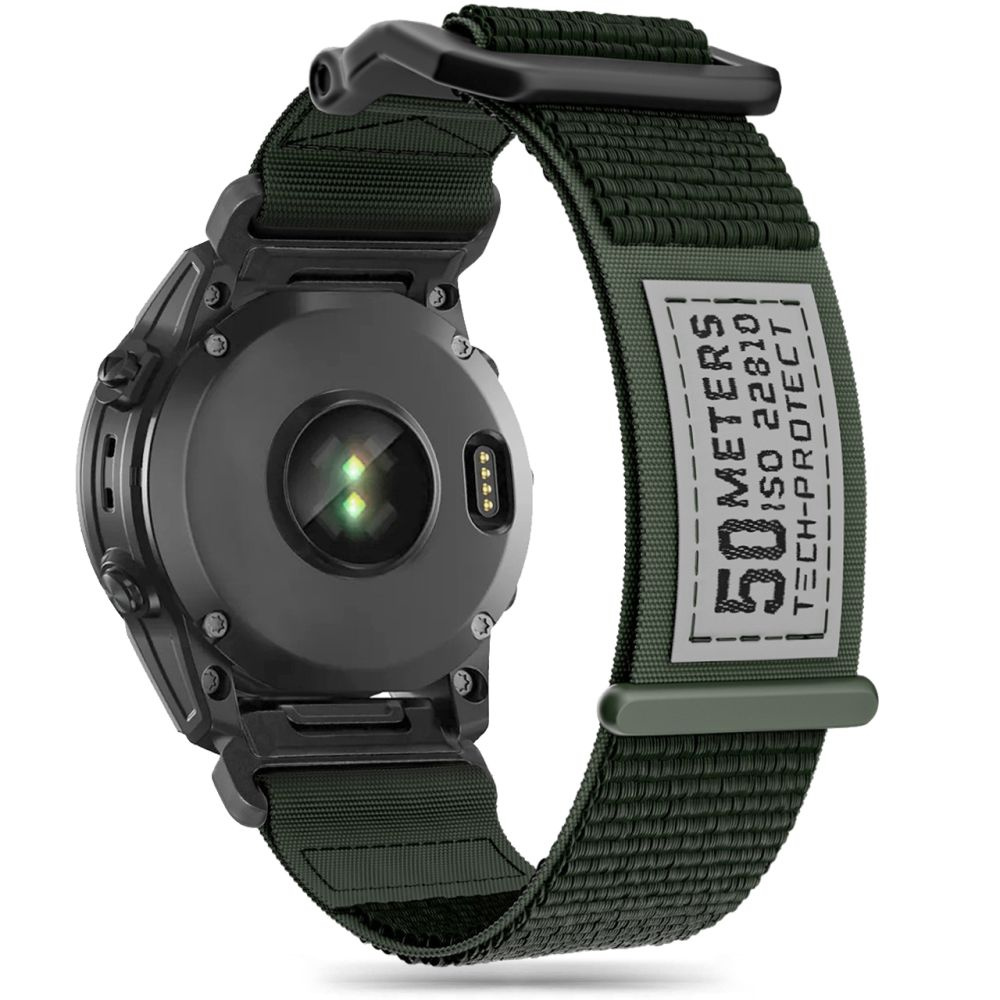 Tech-Protect Scout Garmin Fenix 3/5x/3hr/5x Plus/6x/6x Pro/7x Military Green