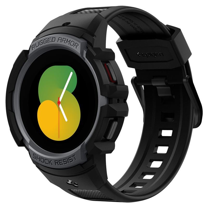 Spigen Rugged Armor Pro, charcoal gray - Samsung Galaxy Watch5/Watch4 44mm
