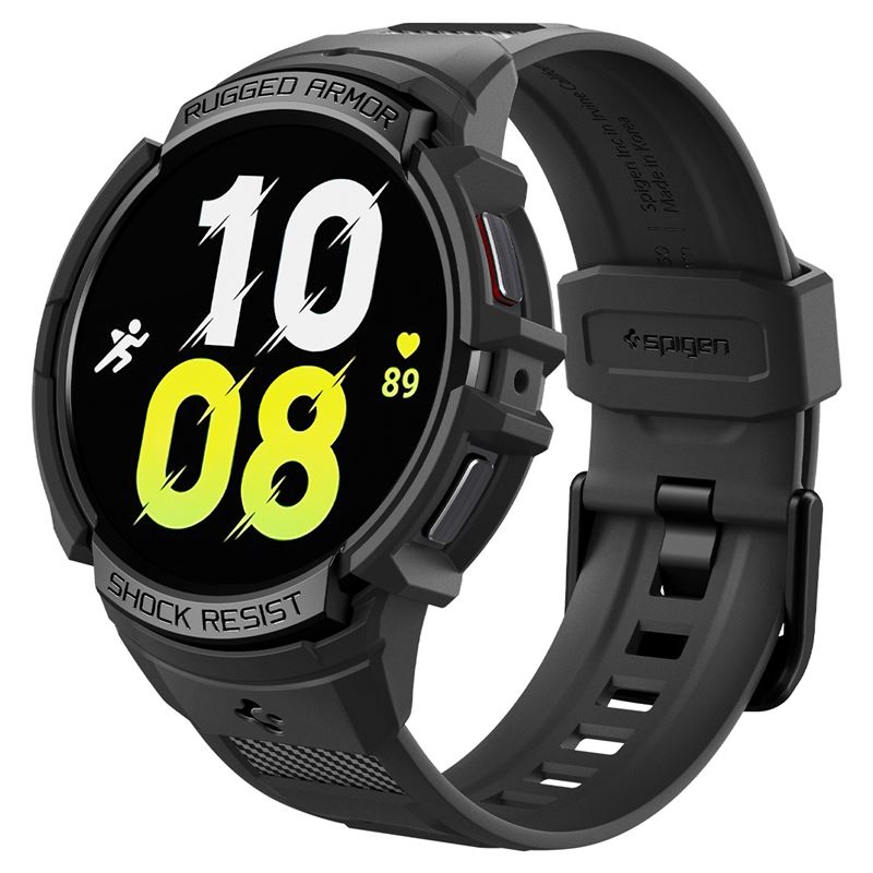 Spigen Rugged Armor Pro, black - Samsung Galaxy Watch6 40mm