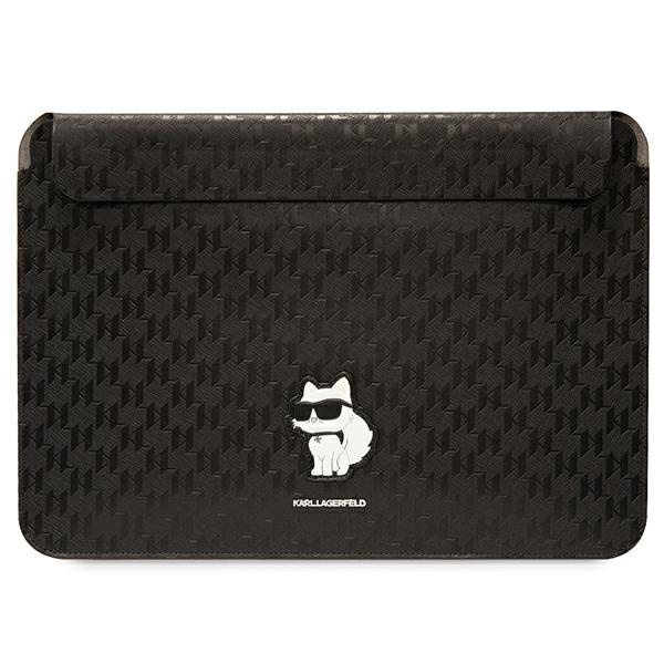 Karl Lagerfeld Sleeve KLCS14SAKHPCK 14" black Saffiano Monogram Choupette