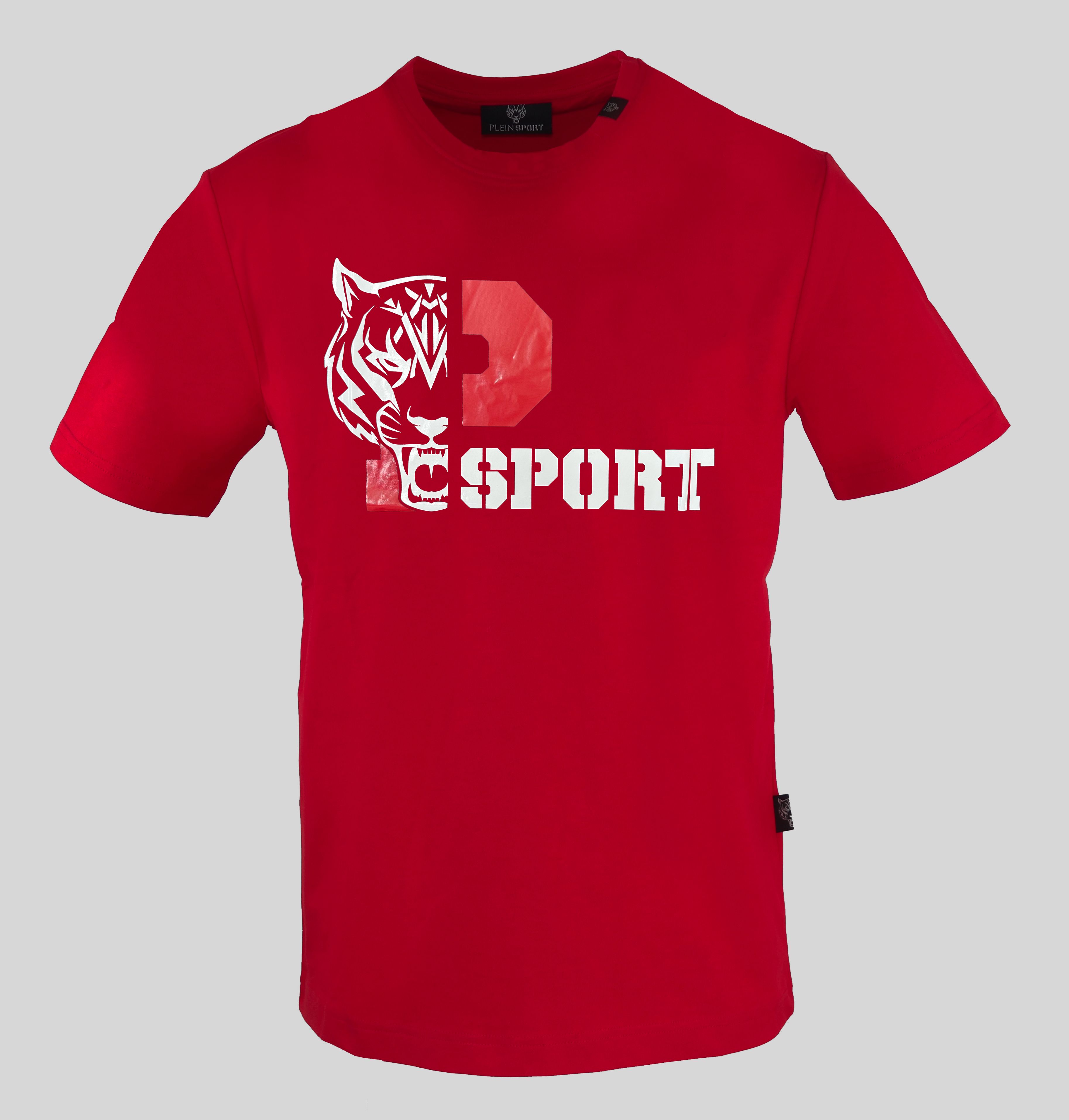 Pánské triko Plein Sport TIPS410 Barva: červená, Velikost: XL