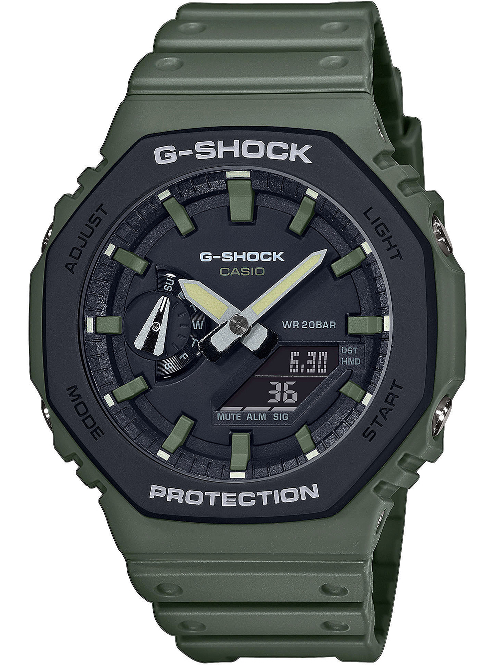 Pánské hodinky Casio GA-2110SU-3AER G-Shock Men`s 45mm 20ATM