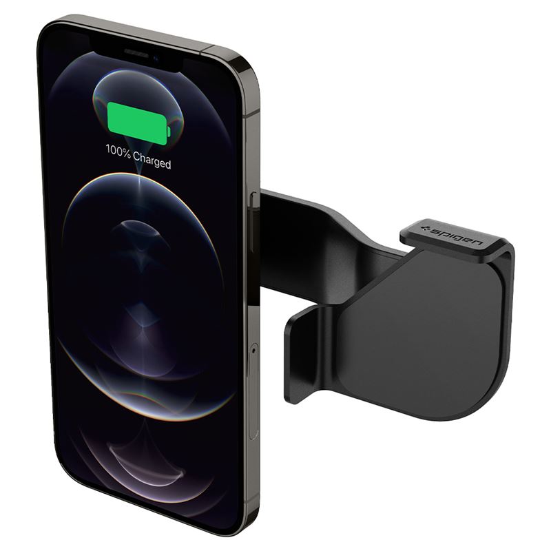 Spigen Tesla OneTap MagFit Car Mount, black - iPhone 12/13/14/15 series