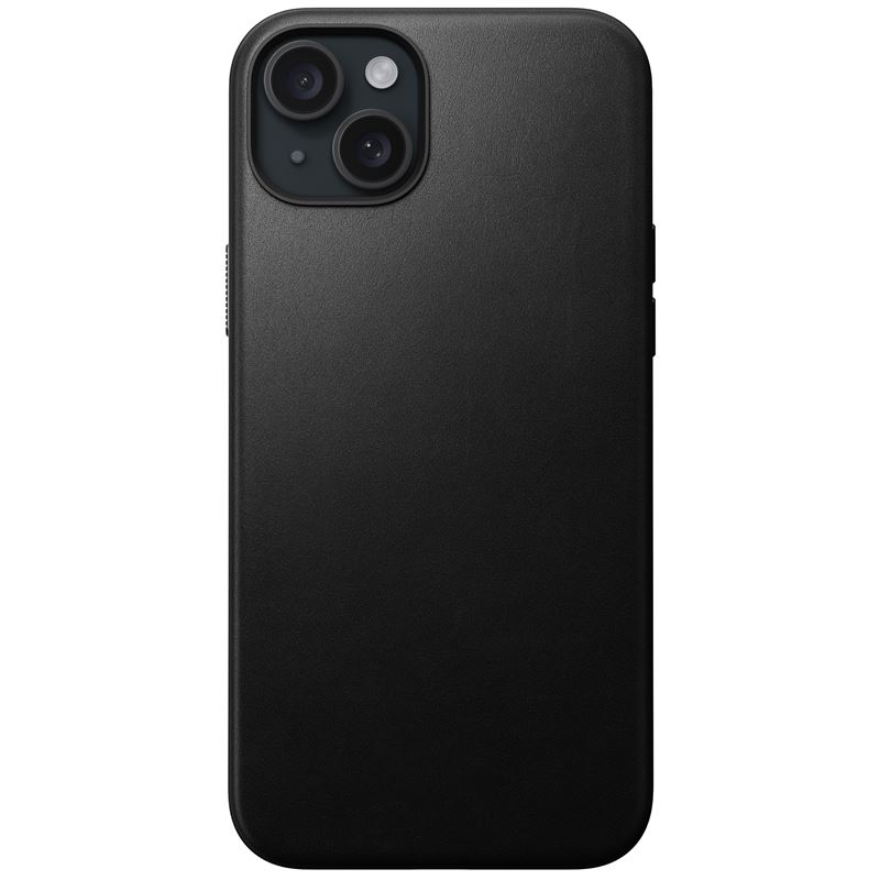 Nomad Modern Leather Case, black - iPhone 15 Plus