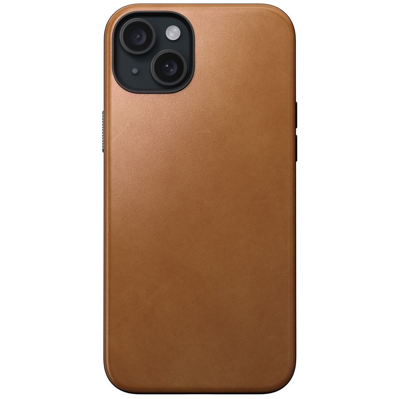 Nomad Modern Leather Case, english tan - iPhone 15 Plus