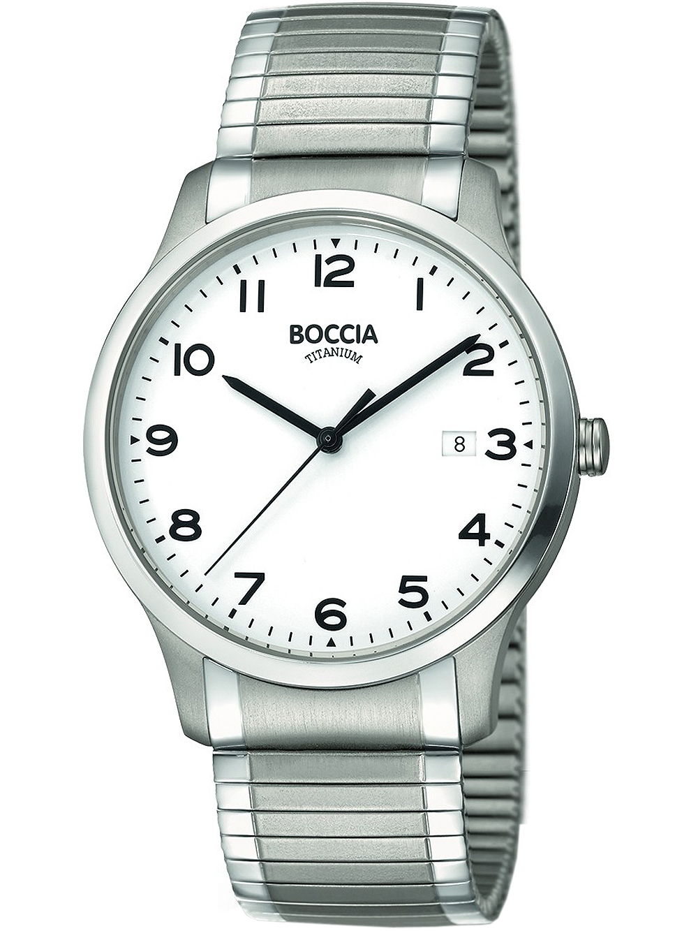 Pánské hodinky Boccia 3616-01 men`s watch titanium 39mm 5ATM