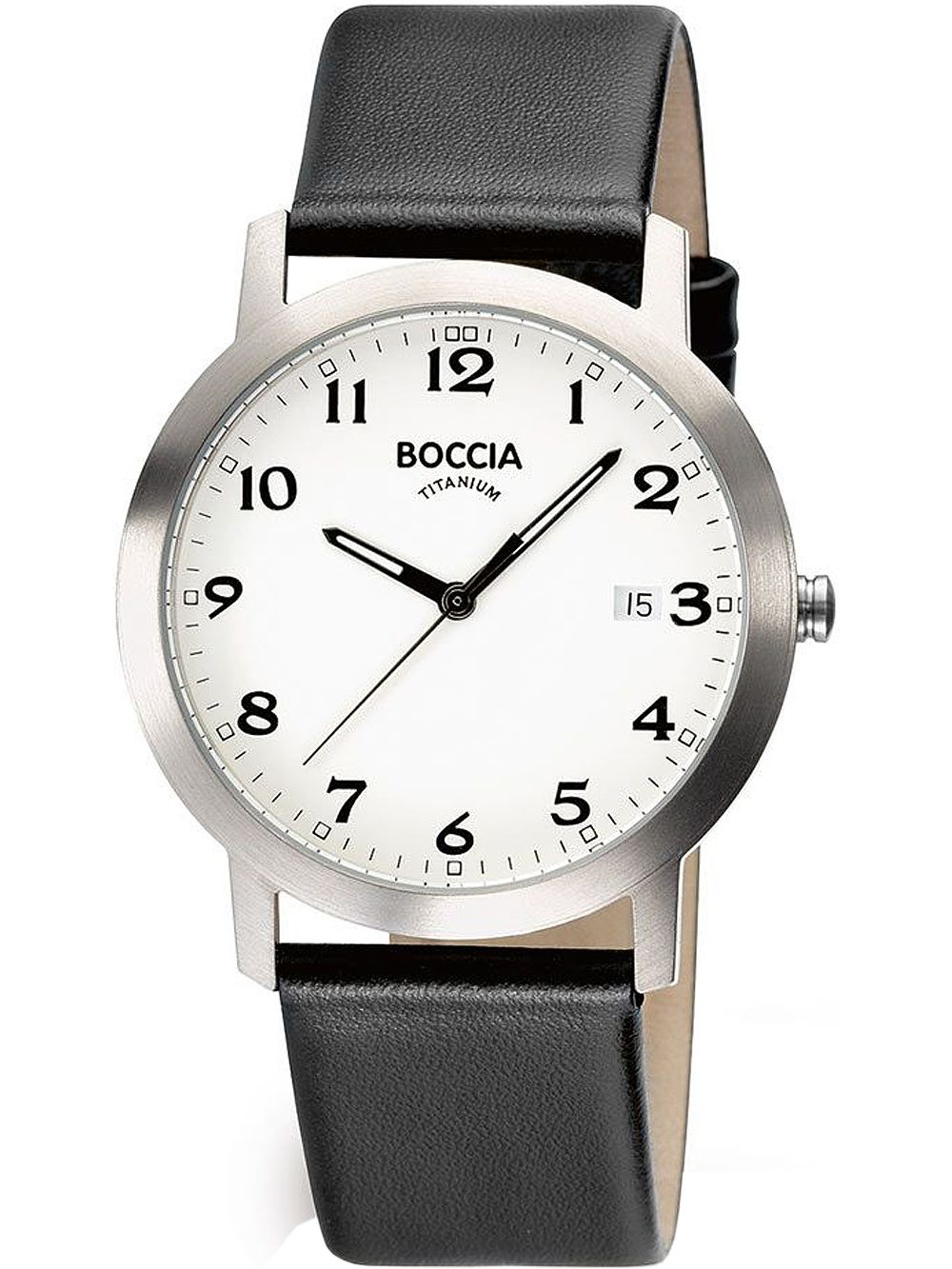 Pánské hodinky Boccia 3618-01 men`s watch titanium 38mm 5ATM