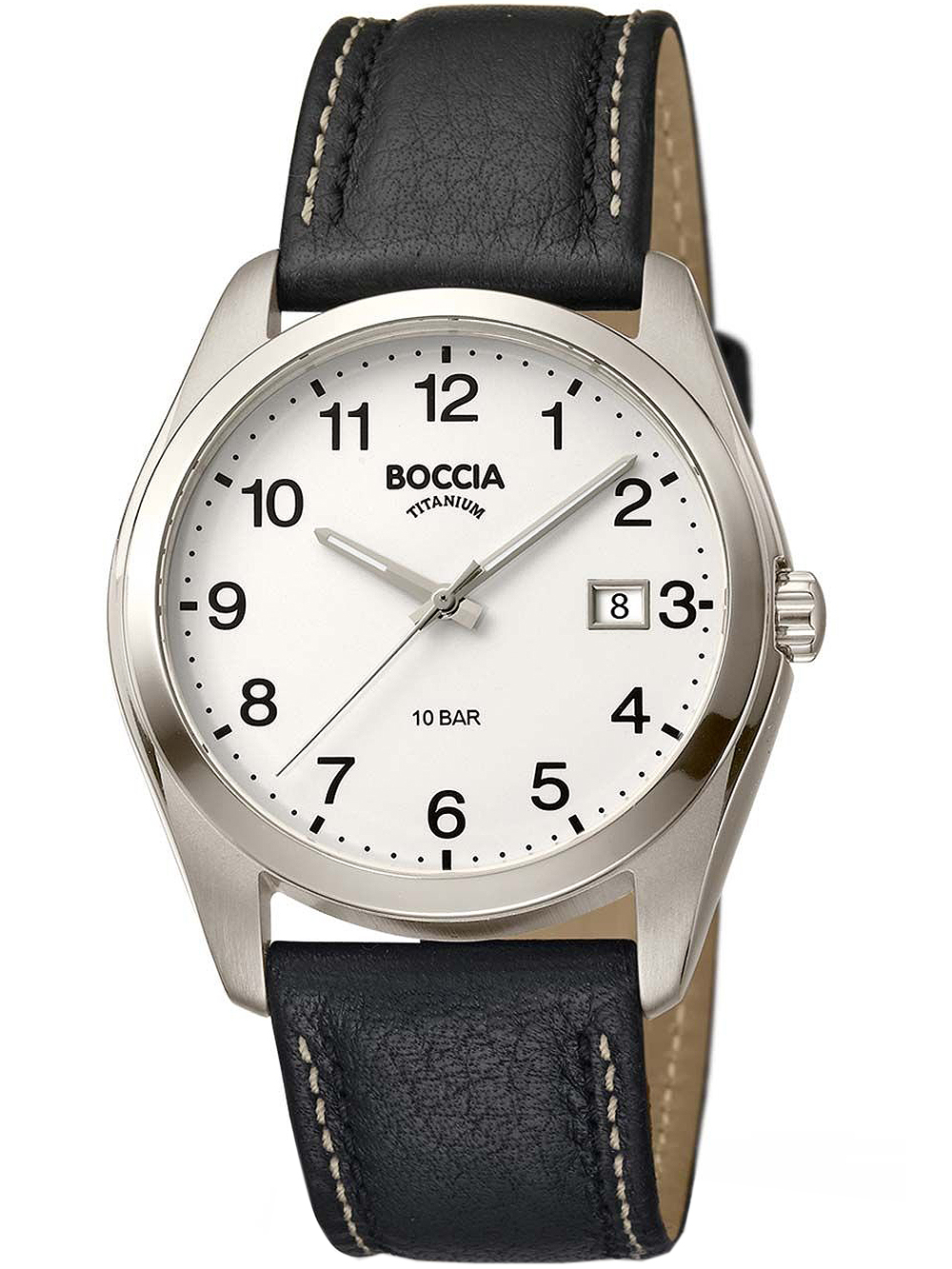 Pánské hodinky Boccia 3608-13 Men`s Watch Titanium 41mm 10ATM