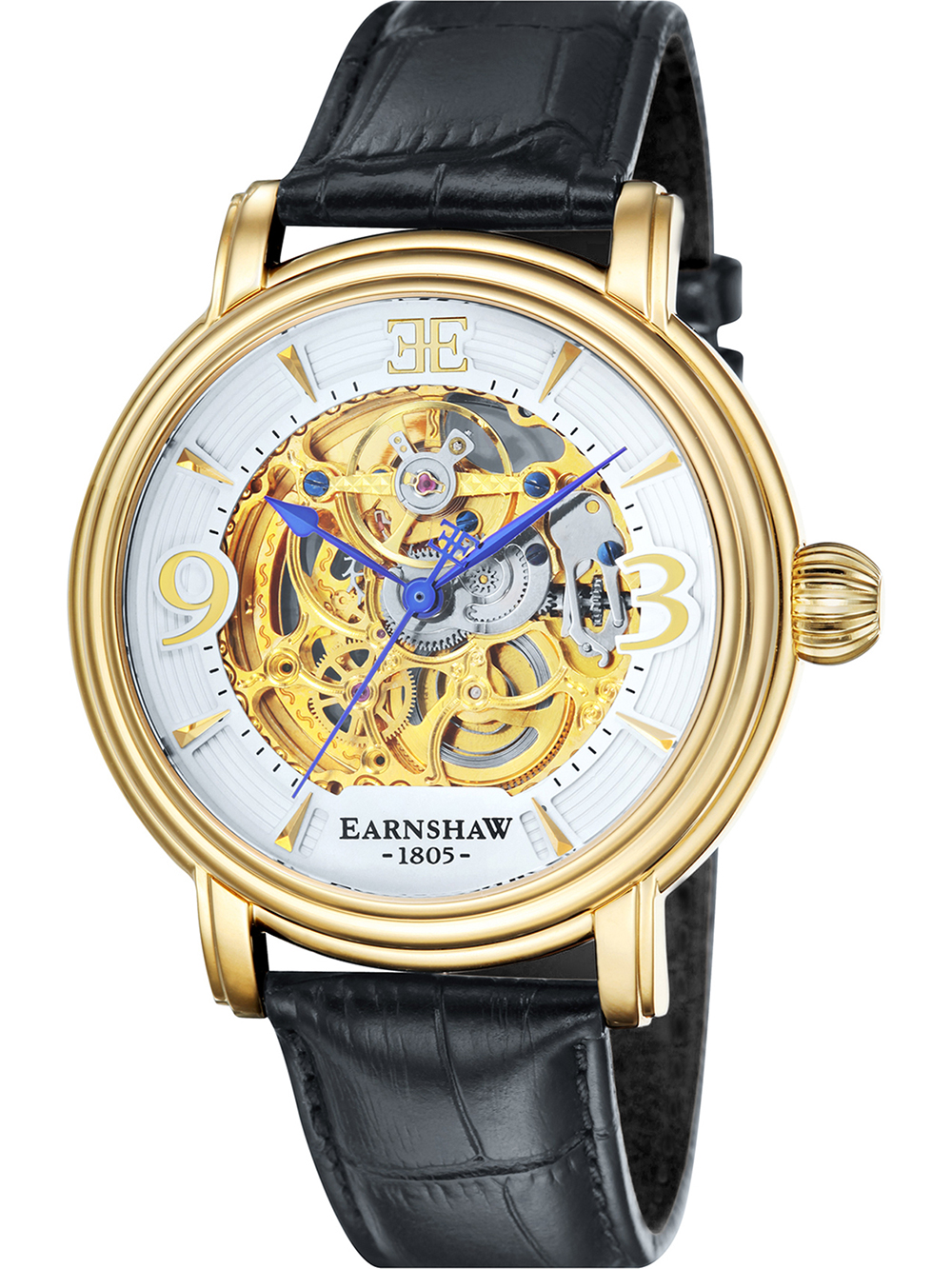 Pánské hodinky Thomas Earnshaw ES-8011-04 Mens Watch Longcase Automatic 48mm 5ATM