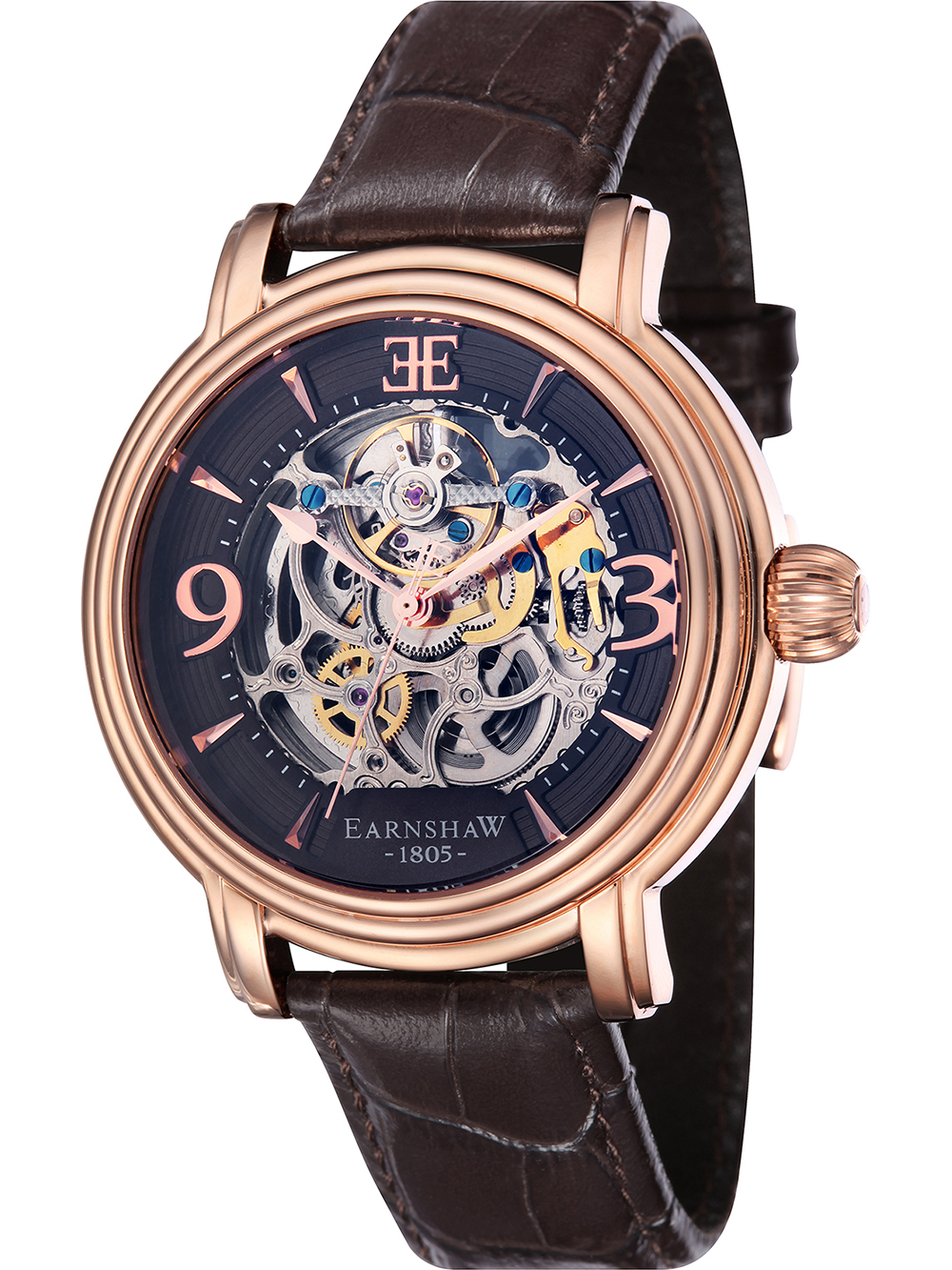 Pánské hodinky Thomas Earnshaw ES-8011-07 Mens Watch Longcase Automatic 48mm 5ATM