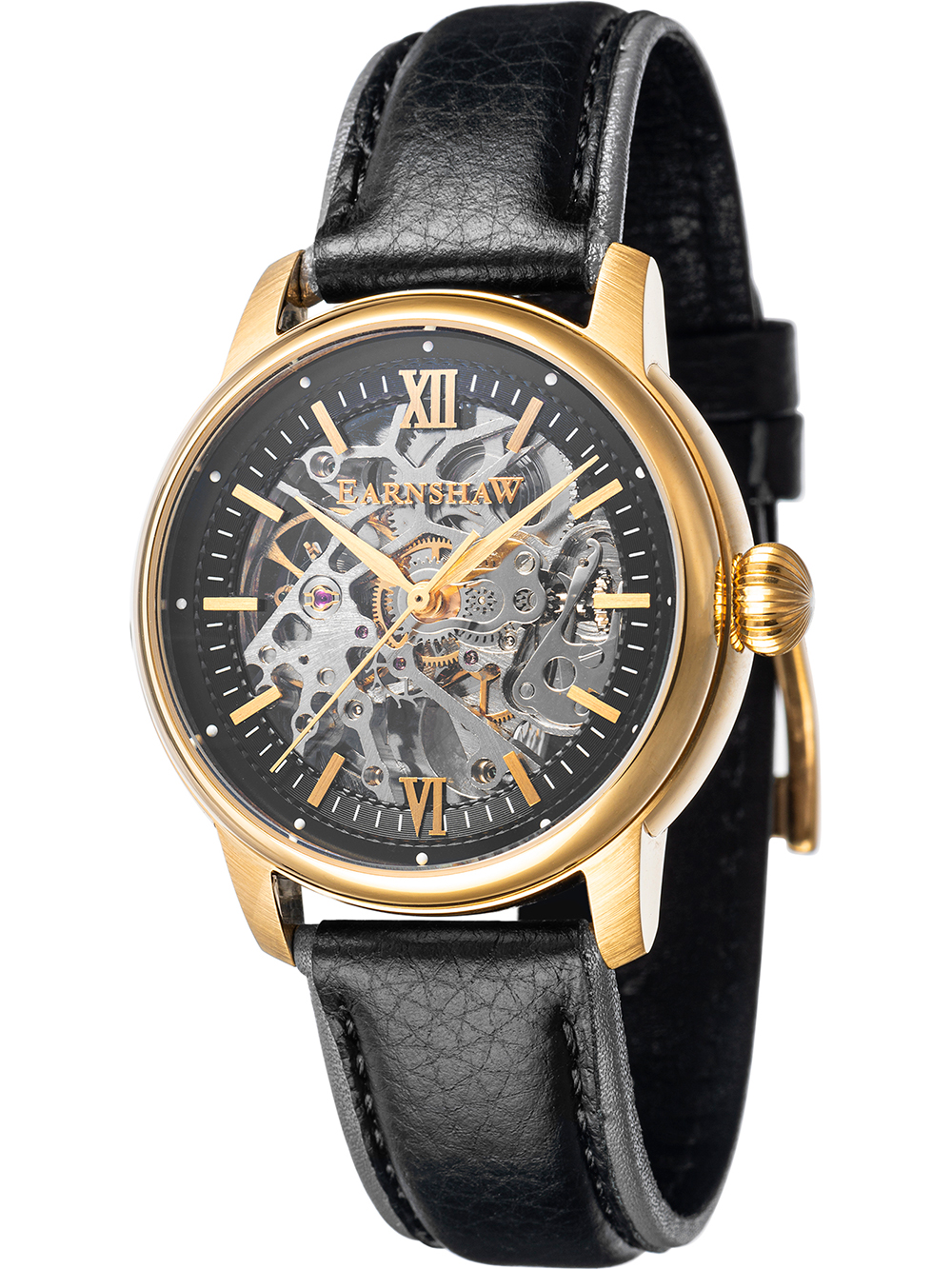 Pánské hodinky Thomas Earnshaw ES-8110-03 Mens Watch Cornwall Skeleton Automatic 40mm 5ATM