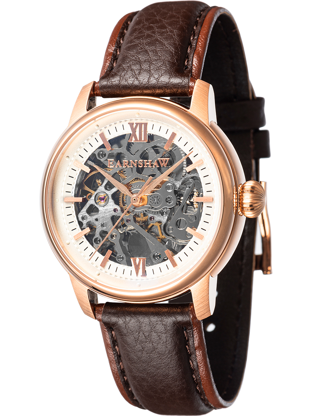 Pánské hodinky Thomas Earnshaw ES-8110-04 Mens Watch Cornwall Skeleton Automatic 40mm 5ATM