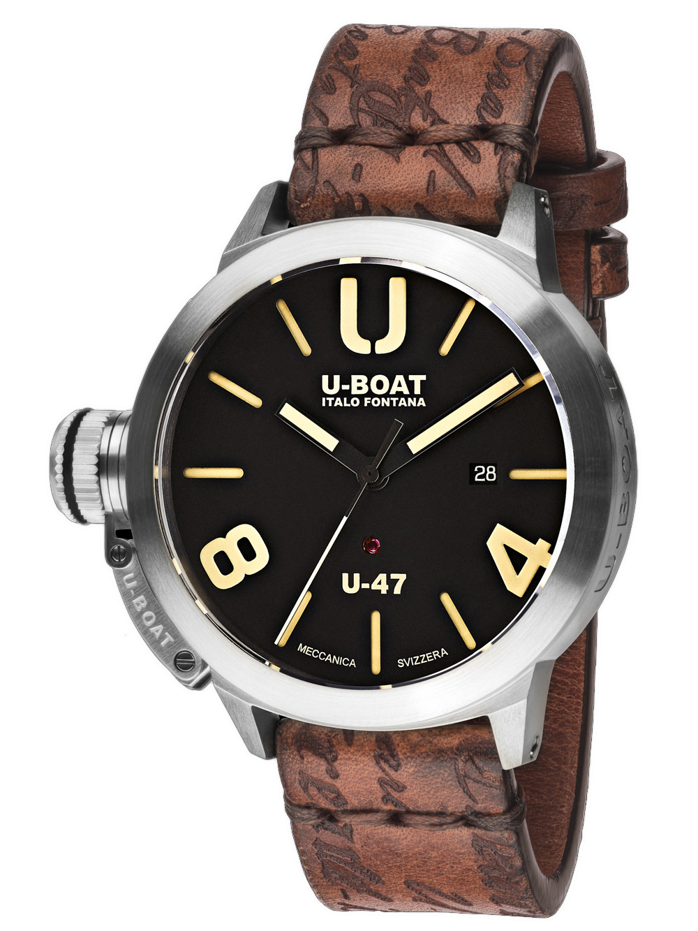 Pánské hodinky U-Boat 8105 Classico U-47 Automatic 47mm 100M