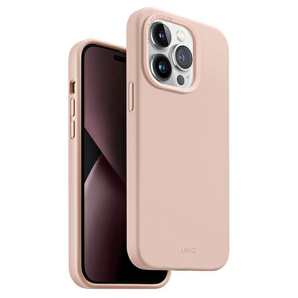 UNIQ Lino Hue Apple iPhone 14 Pro Magclick Charging blush pink