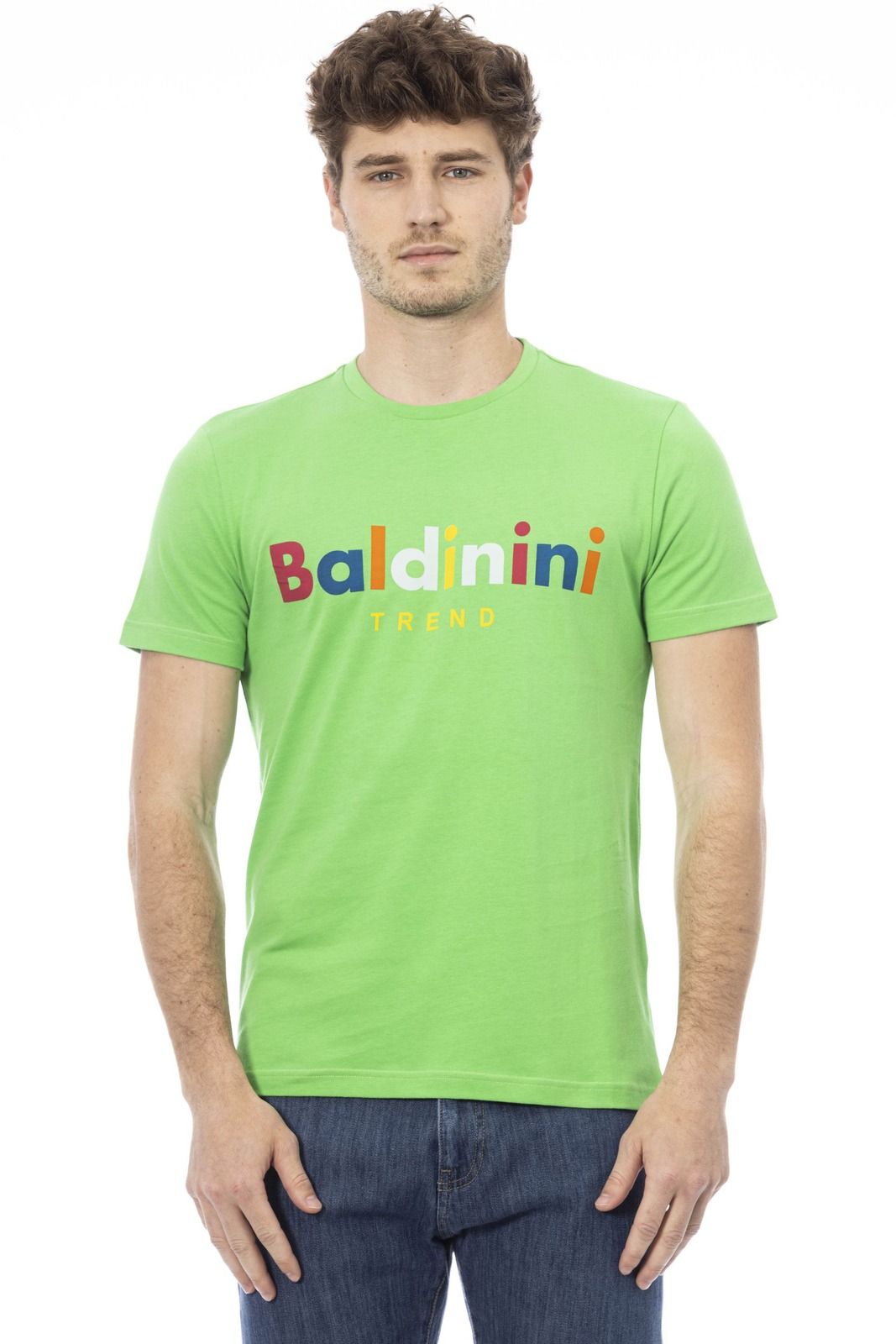 Pánské triko Baldinini Trend TRU542_COMO Barva: zelená, Velikost: XL