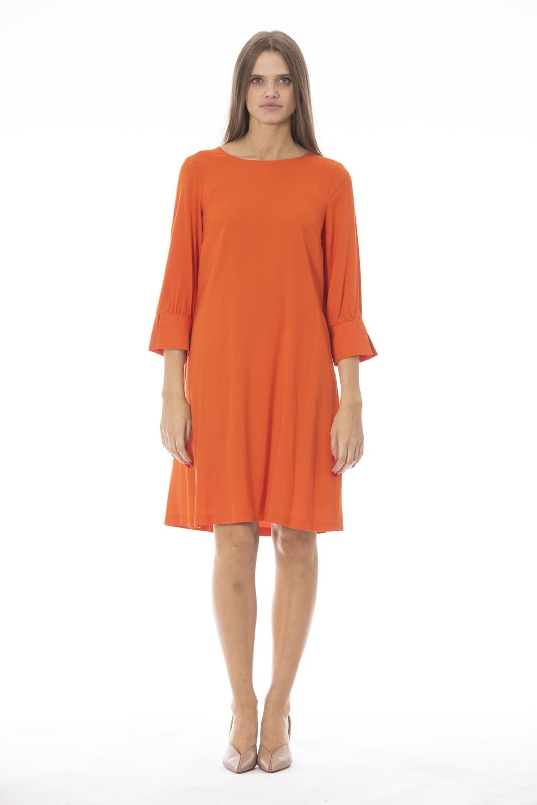 Šaty Baldinini Trend R709_240 MANTOVA Barva: oranžová, Velikost: 42