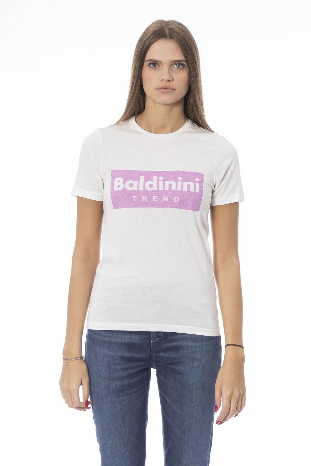 Dámské triko Baldinini Trend TSD02_MANTOVA Barva: bílá, Velikost: XS