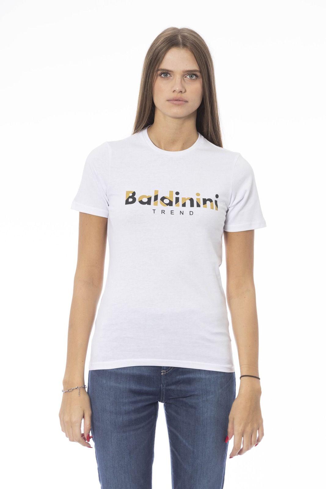 Dámské triko Baldinini Trend TSD04_MANTOVA Barva: bílá, Velikost: L