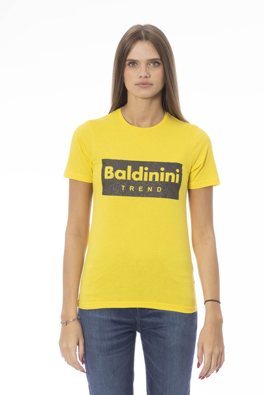 Dámské triko Baldinini Trend TSD07_MANTOVA Barva: žlutá, Velikost: XS