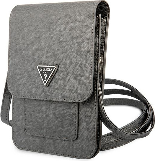 Guess GUWBSATMGR grey Saffiano Triangle
