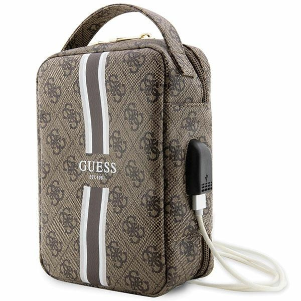 Guess GUHBP4RPSW Organizer brown 4G Printed Stripes