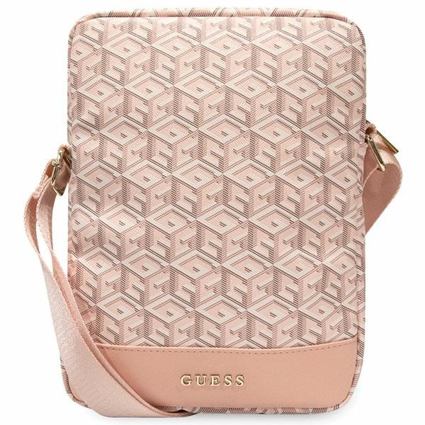 Guess GUTB10HGCFSEP 10" pink GCube Stripe Tablet Bag