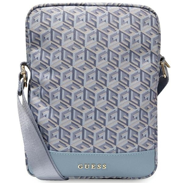 Guess GUTB10HGCFSEB 10" GCube Stripe Tablet Bag blue