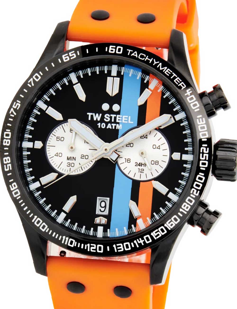 Pánské hodinky TW-Steel VS124 Mens Watch Volante Sport Chronograph 45mm 10ATM