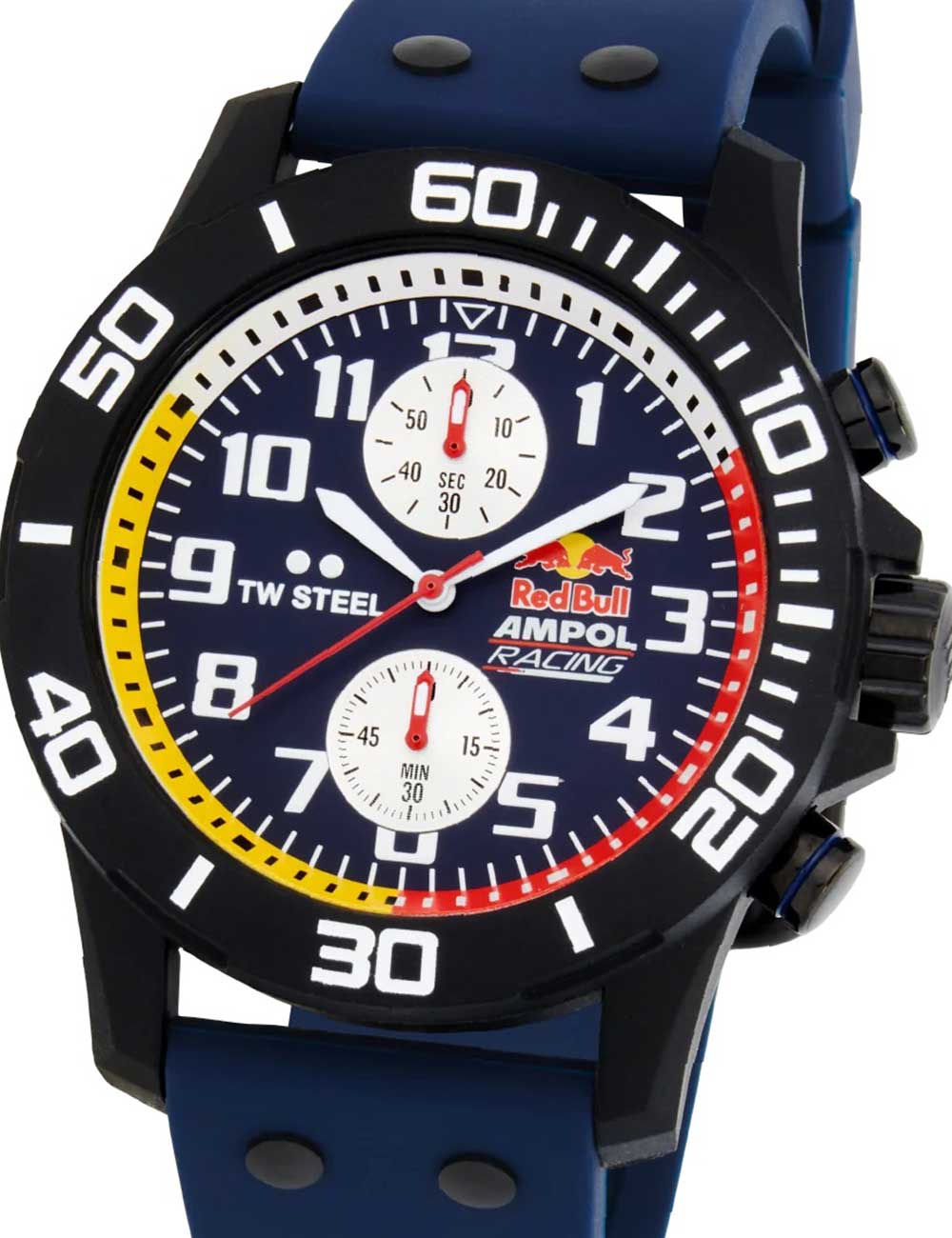 Pánské hodinky TW-Steel CA6 Mens Watch Carbon Red Bull Ampol Racing Chronograph 44mm 10ATM