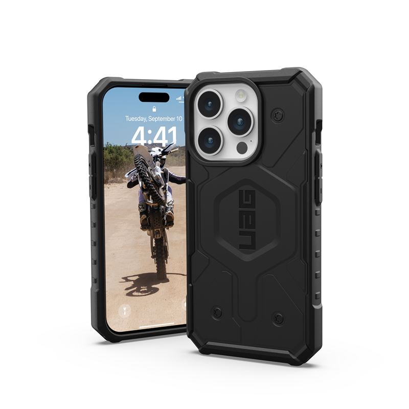 UAG Pathfinder MagSafe, black - iPhone 15 Pro