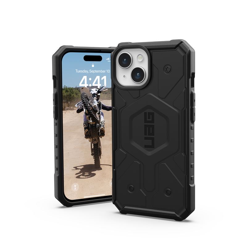 UAG Pathfinder MagSafe, black - iPhone 15