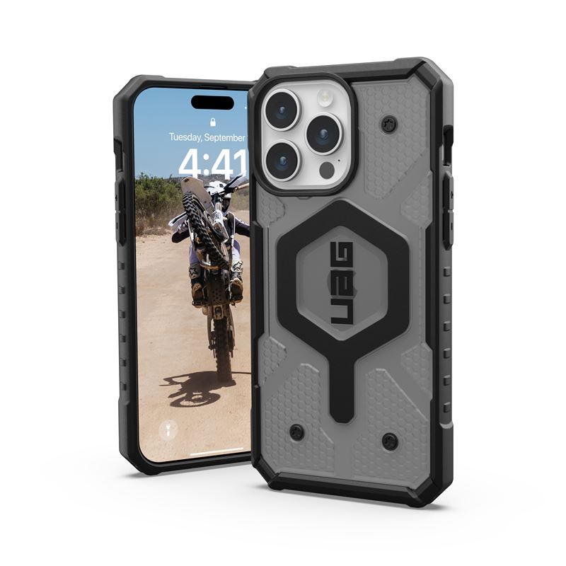 UAG Pathfinder MagSafe, ash - iPhone 15 Pro Max