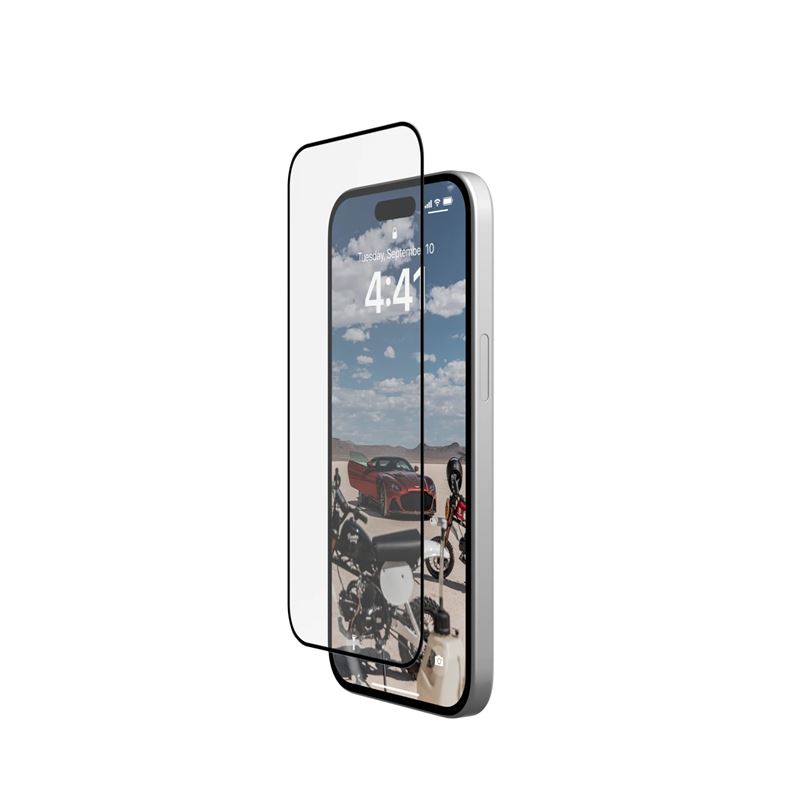 UAG Glass Shield Plus, clear - iPhone 15