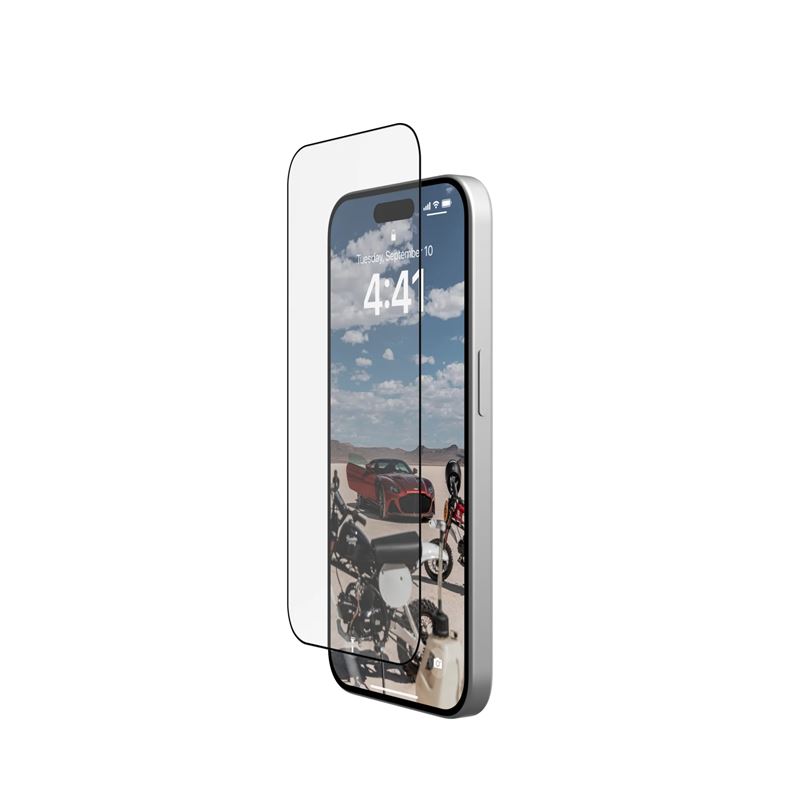 UAG Glass Shield Plus, clear - iPhone 15 Pro