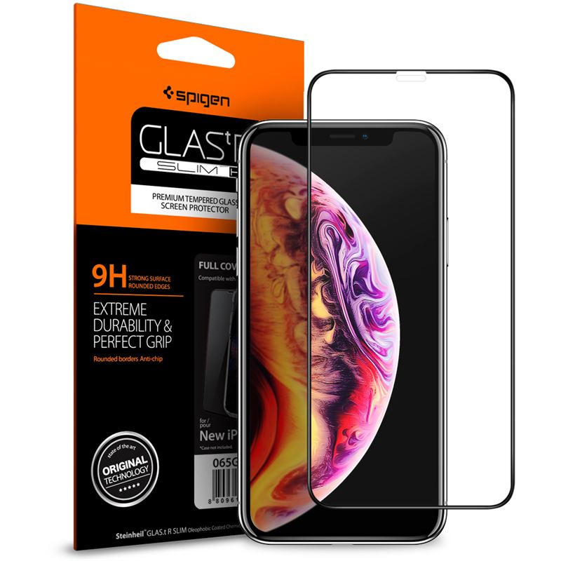 Spigen Glass FC HD 1 Pack, black - iPhone 11 Pro Max/iPhone XS Max
