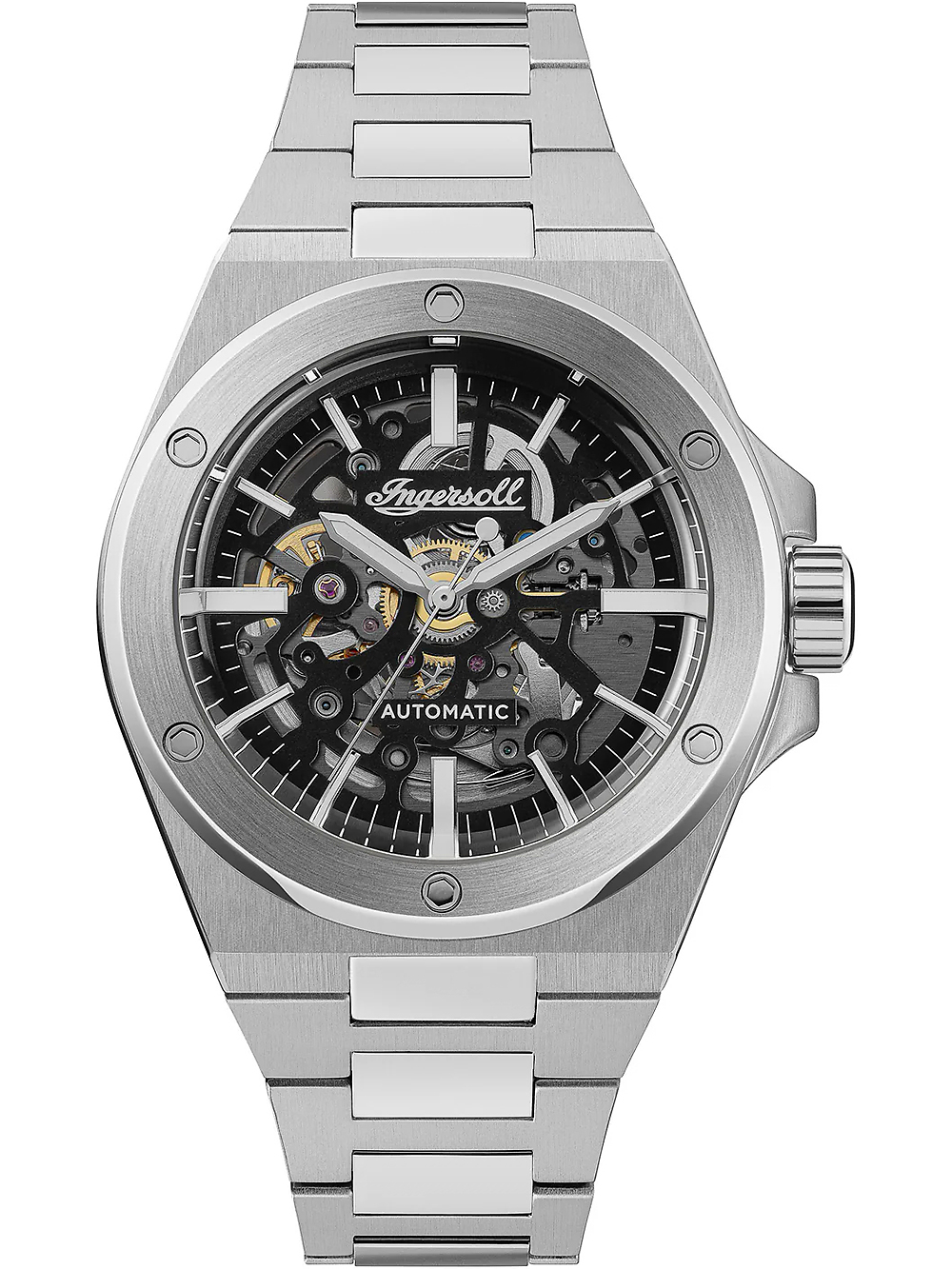 Pánské hodinky Ingersoll I15002 Mens Watch Baller Automatic 43mm 5ATM